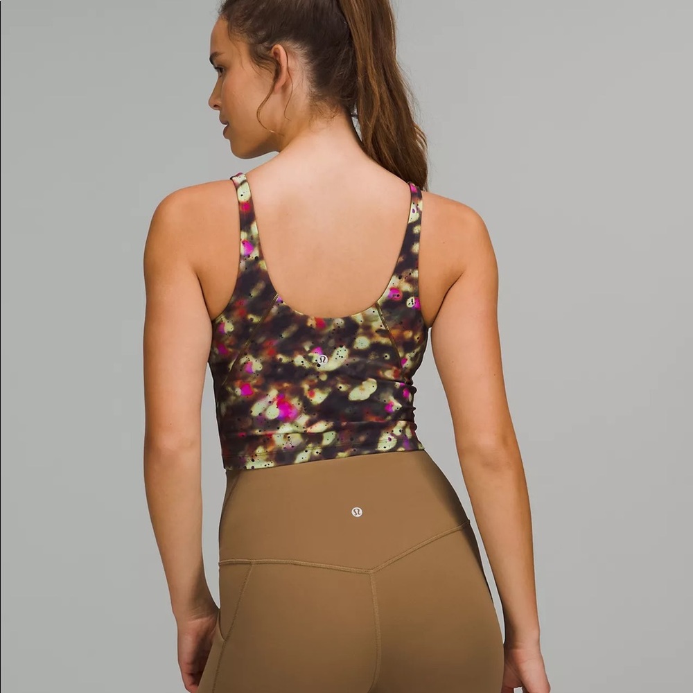 Lululemon Align Tank Top Soft Focus Splatter Green Multi (SFS2). Size 2 and 10 - Picture 4 of 4